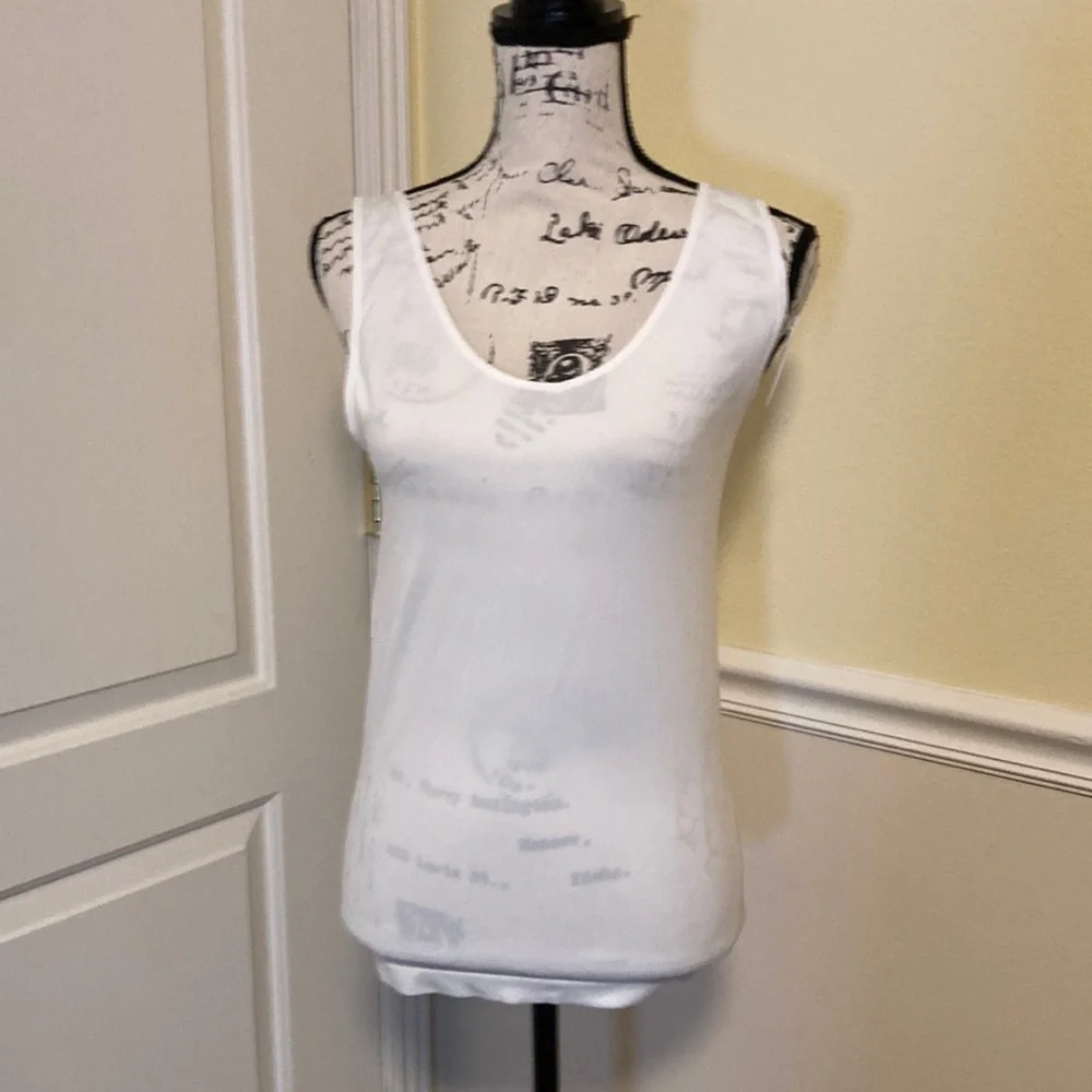 NWT J.CREW WHITE TANK TOP